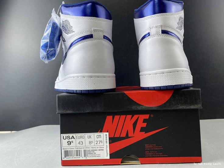 555088-106  Jordan Air “Metallic Navy 1 OG 0405